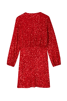 Thumbnail for Red Sequin Mini Vienna Dress