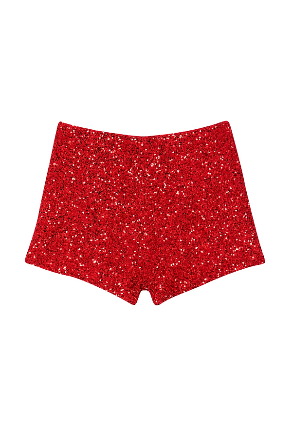 Red sequin hot pants new arrivals
