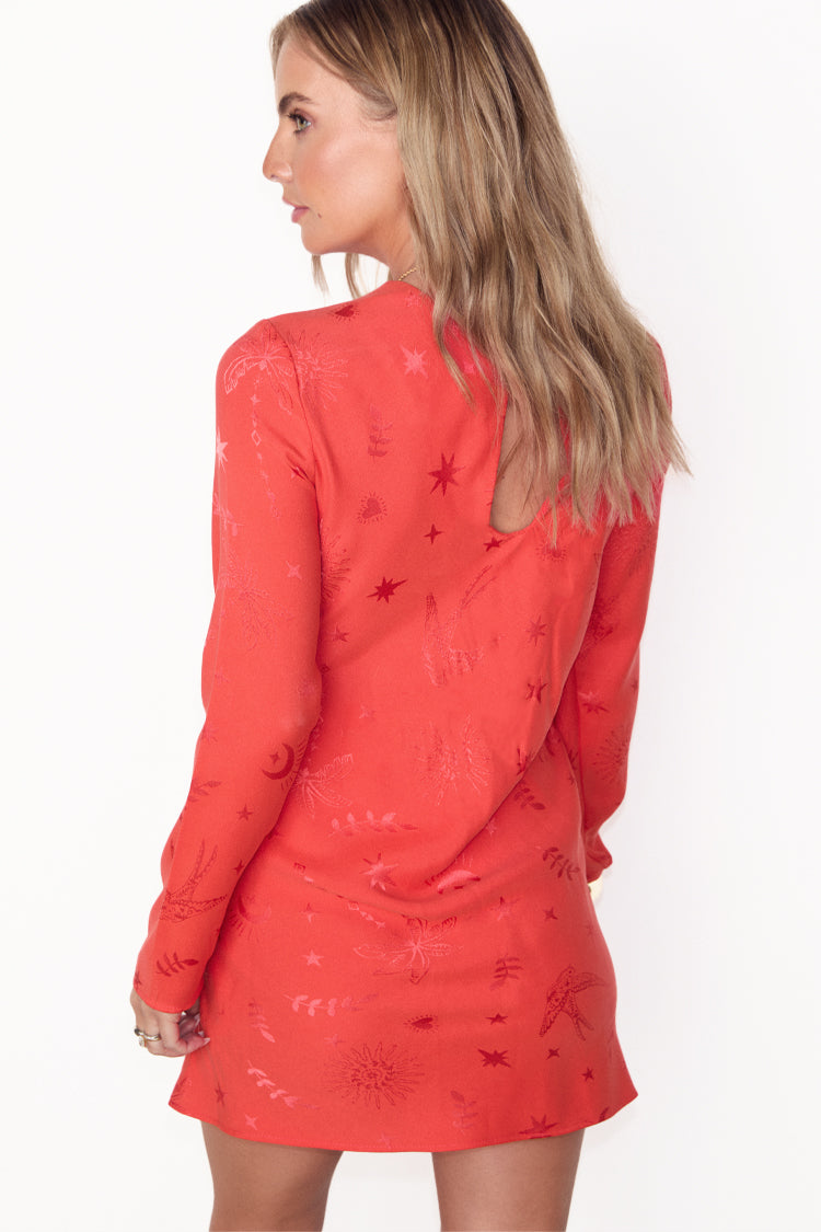 Red Swallow Romance Mini Soho Dress