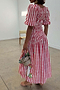 Red Stripe Nara Dress