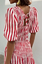 Red Stripe Nara Dress