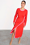 Red and Pink Sydney Wrap Dress