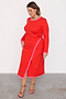 Red and Pink Sydney Wrap Dress