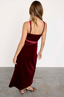 Thumbnail for caption_Model wears Oxblood Mimi Dress in UK size 10/ US 6