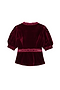 Burgundy Velvet Lindos Top