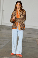 Thumbnail for caption_Model wears Soller Quilted Jacket  in size M