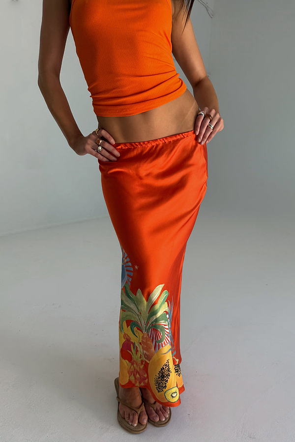Orange Rio Dorris Skirt