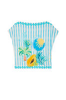 Thumbnail for Rio Stripe Boxy Top