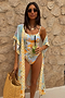 Blue Tropical Kimono
