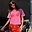 Pink Rose Boob T-Shirt