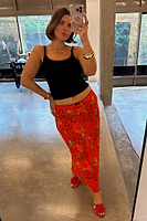 Thumbnail for caption_Model is 5ft7” and wears UK size 18/ US 14