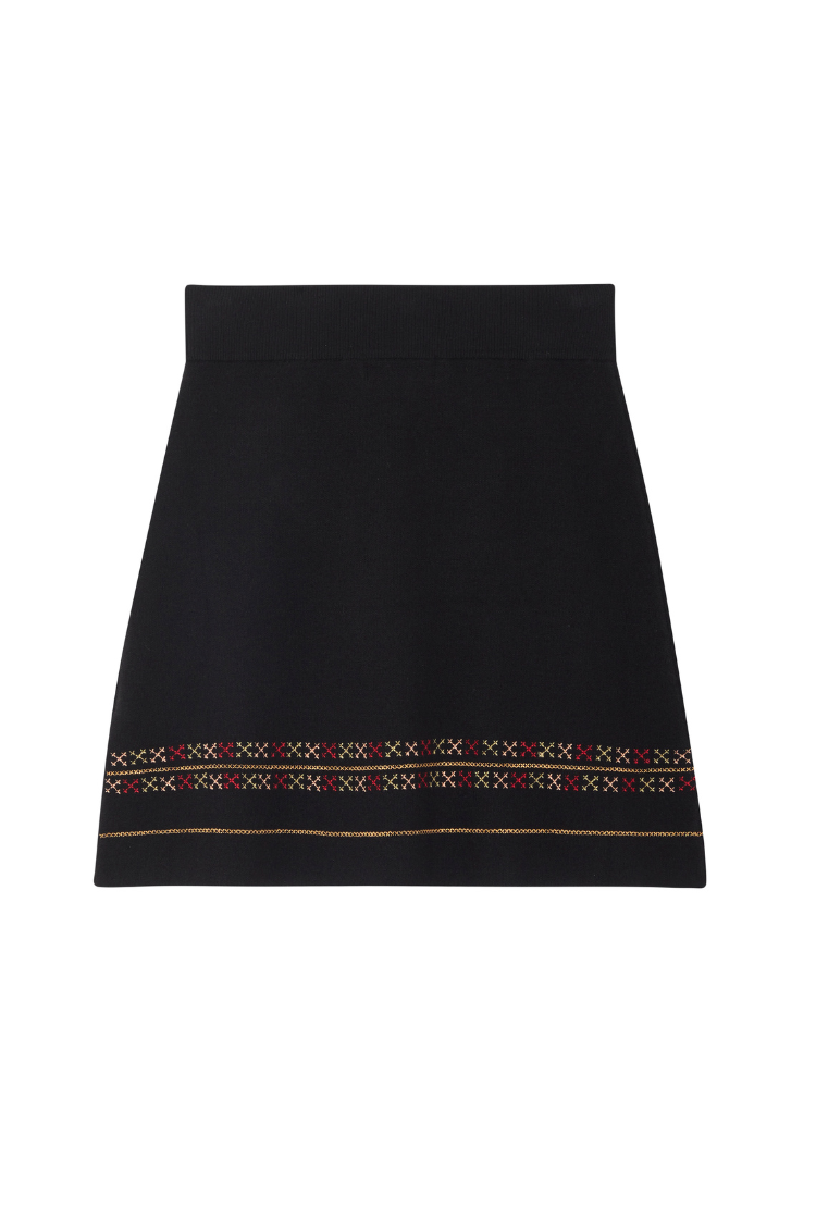 Black Running Wilder Jake Skirt