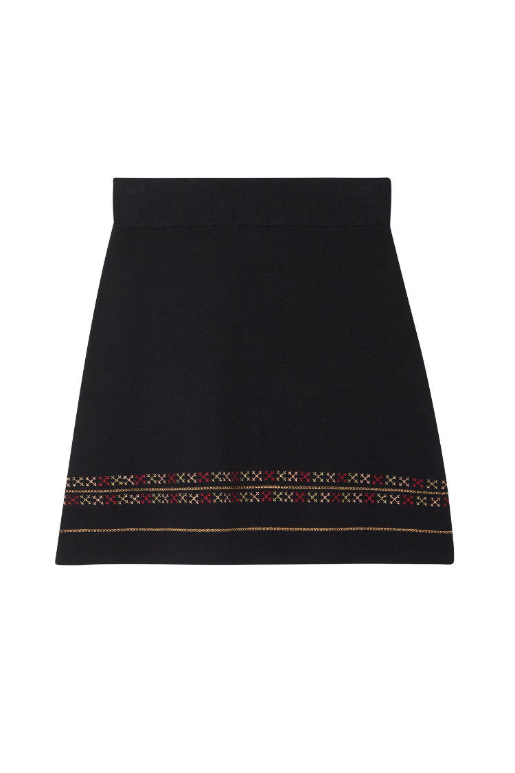 Black Running Wilder Jake Skirt