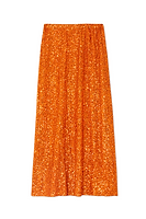 Thumbnail for Orange Sequin Dorris Skirt