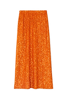 Thumbnail for Orange Sequin Dorris Skirt
