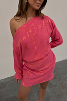 Thumbnail for Pink Safari Mini Tilly Dress Petite