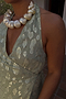Sage Freya Jacquard Maxi Dress