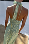 Sage Freya Jacquard Maxi Dress Petite