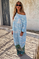 Thumbnail for caption_Model wears Scenery Jem Dress in UK size 10/ US 6
