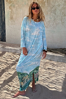 Thumbnail for caption_Model wears Scenery Jem Dress in UK size 10/ US 6