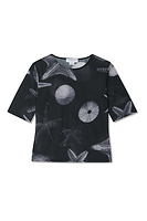 Thumbnail for Black Seashell Mesh T Shirt
