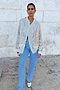 Silver Sequin Bomber Jacket