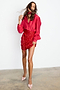 Red Sequin Mini Jaspre Skirt Petite