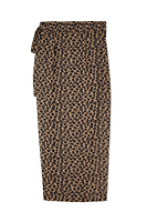 Thumbnail for Leopard Sheer Jaspre Skirt