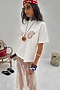 Shell Print Boob T Shirt