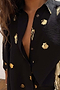 Black Shell Cape Shirt