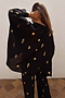 Black Shell Cape Shirt