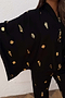 Black Shell Cape Shirt