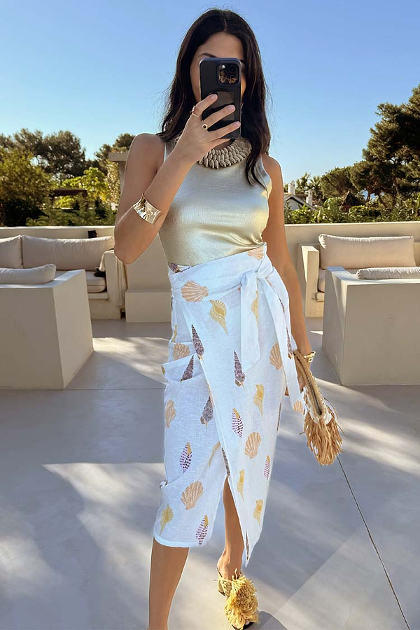 Shells Jaspre Wrap Skirt