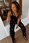 Black Shell Elissa Trousers