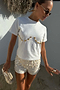 White Shell Boob Baby T Shirt