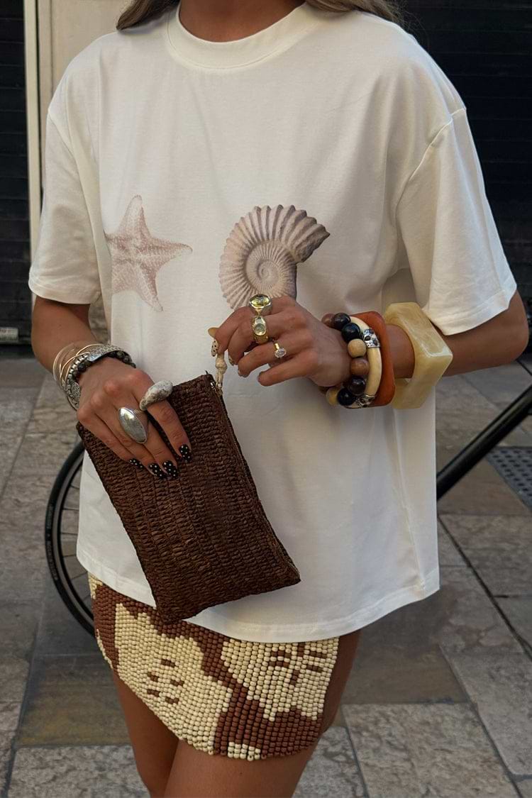Shell Print Boob T Shirt