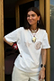 Shell Print Boob T Shirt