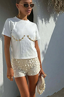 Thumbnail for caption_Model is 5ft6” and wears size M
