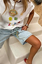 White Shell Ioana T Shirt