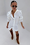 White Sicily Shirt Dress