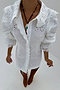 White Sicily Shirt Dress