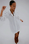 White Sicily Shirt Dress