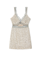 Thumbnail for Silver Sequin Mini Mimi Dress