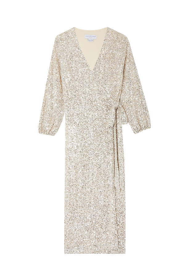 Silver sequin wrap cheap