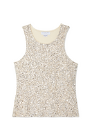 Thumbnail for Silver Sequin Tank Top
