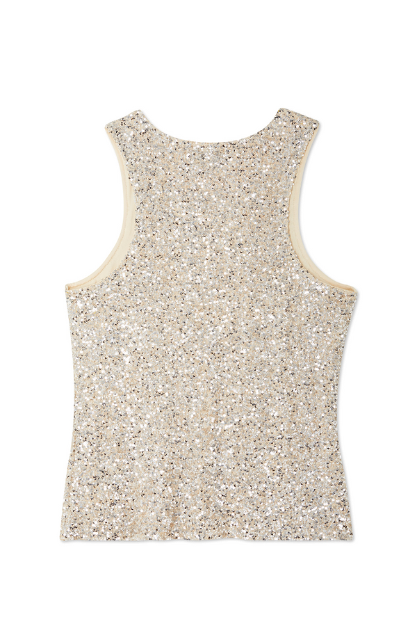 Sequin tank top online