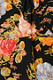 Black Sofia Floral Wrap Top