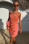 Pink Sol Beaded Wrap Skirt