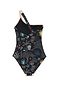 Sol De Palma One Shoulder Swimsuit