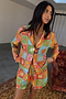 Soller Patchwork Button Through Pyjamas